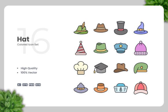 Hat Colored Icons: A Versatile Design Tool for Every Project